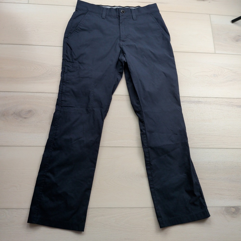 Orvis Trek Tech Pants Mens 32x29 Performance Blue Nylon Stretch Water Repellent